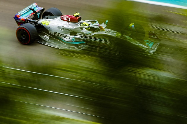 Lewis Hamilton no GP de Miami Mercedes