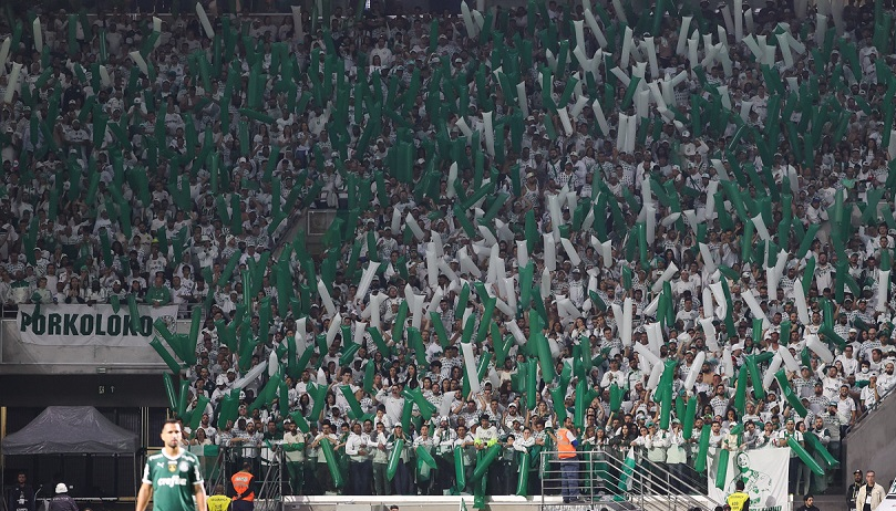 Torcida do Palmeiras em jogo contra o Athletico-PR no Allianz Parque Fabio Menotti/Palmeiras