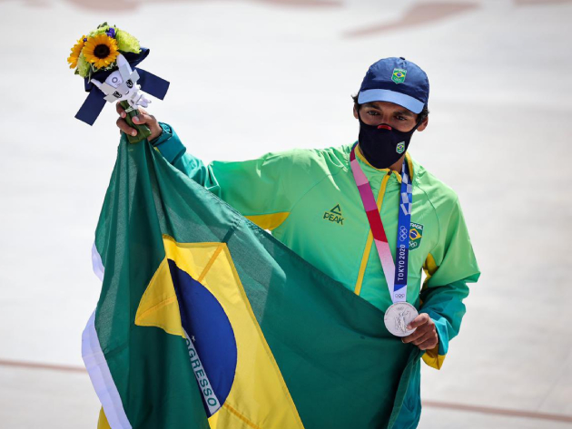 Brasileiro faturou a prata na categoria street