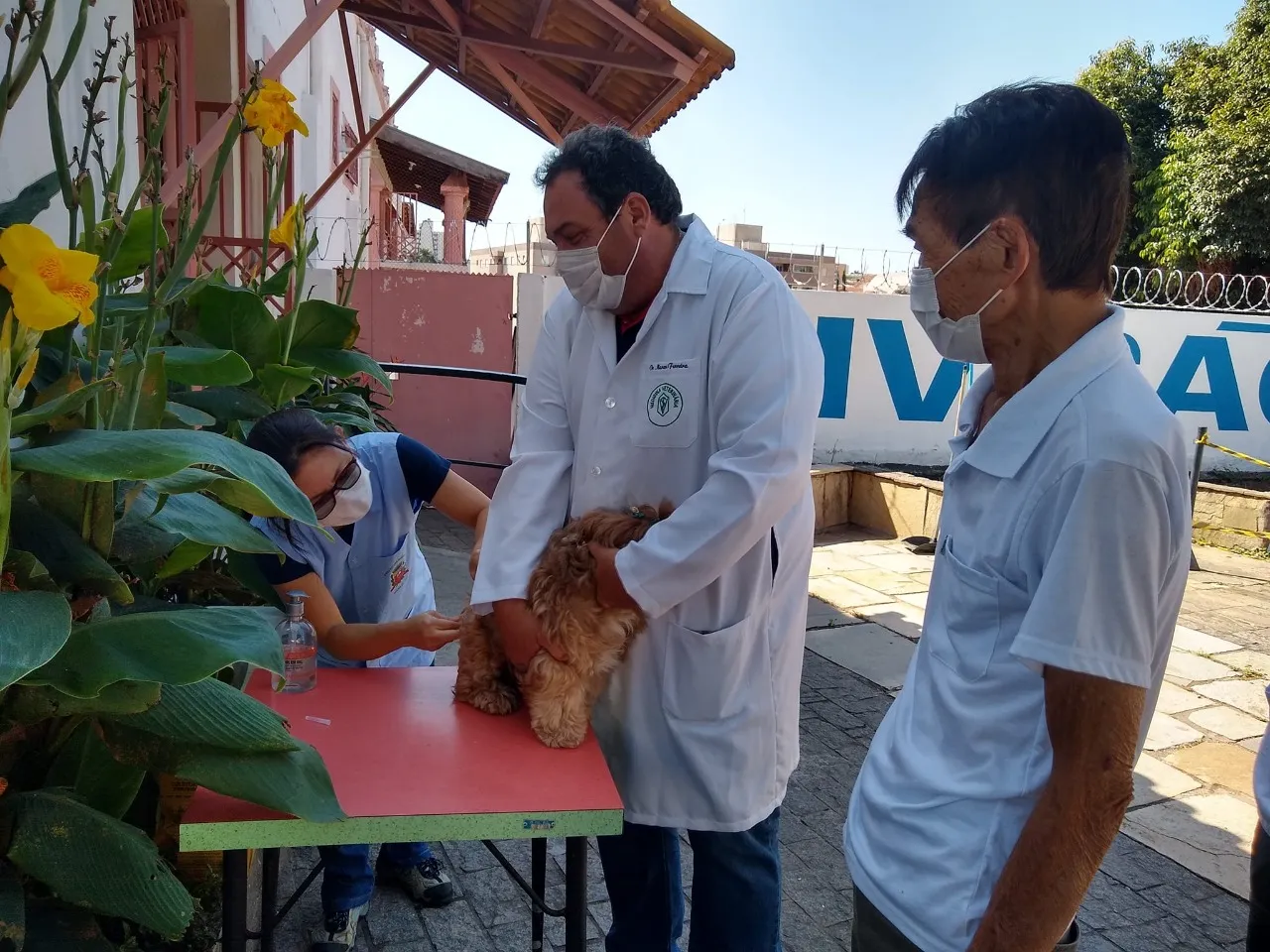 A vacinação será feita por ordem de chegada