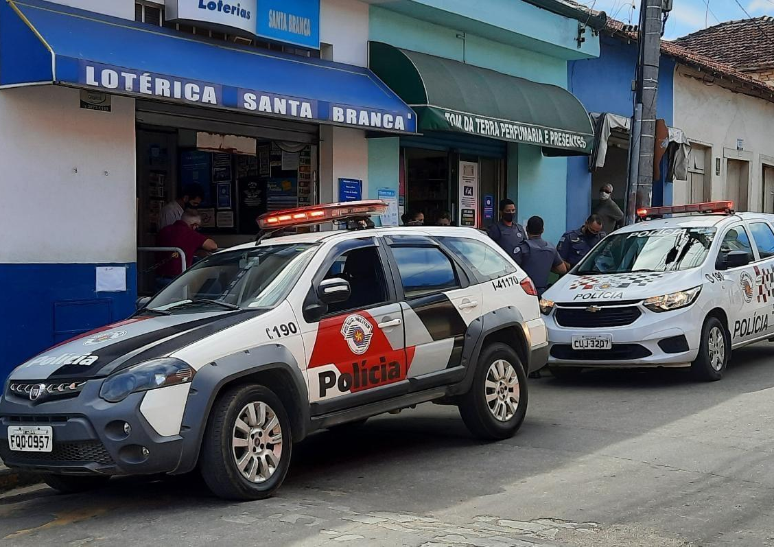 Lotérica foi assaltada pela terceira vez em menos de 40 dias em Santa Branca Arquivo pessoal