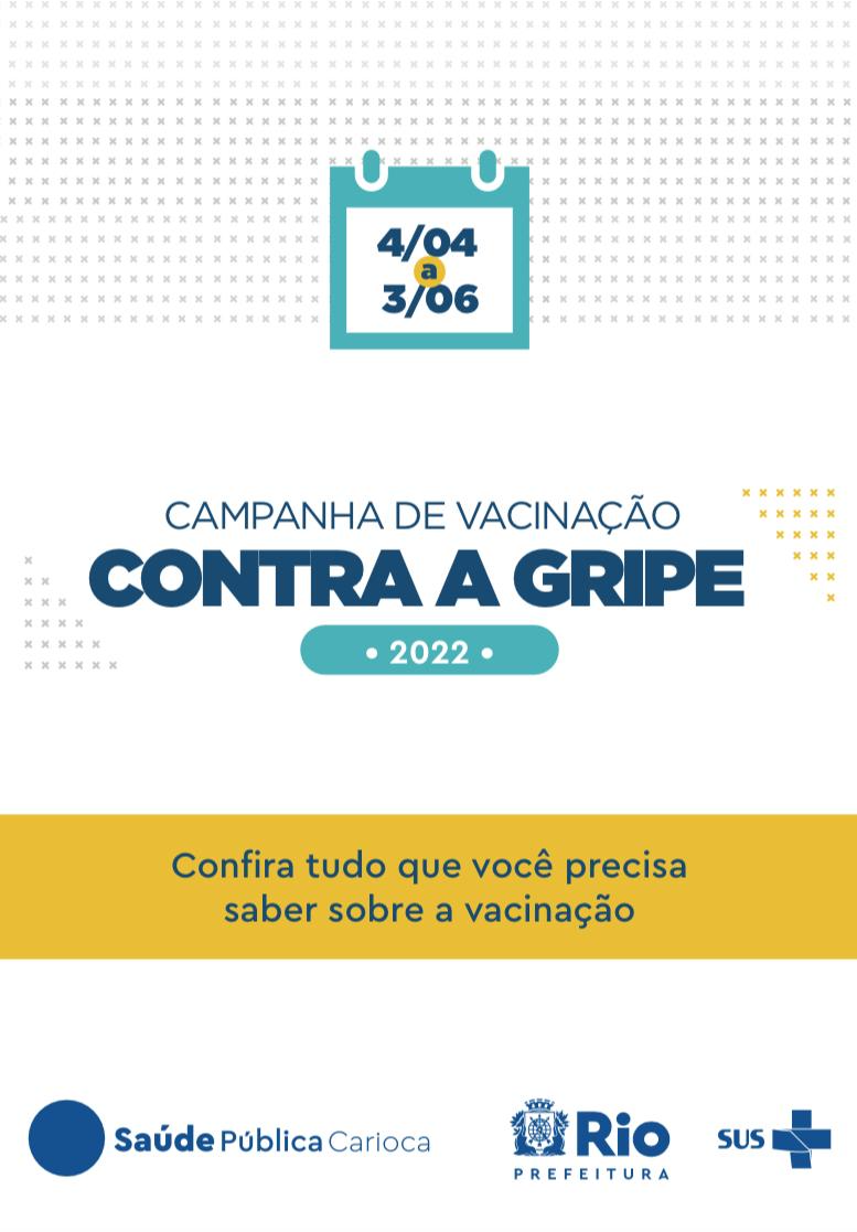 O calendário de vacinação foi dividido por idades Divulgação/ Prefeitura do Rio de Janeiro