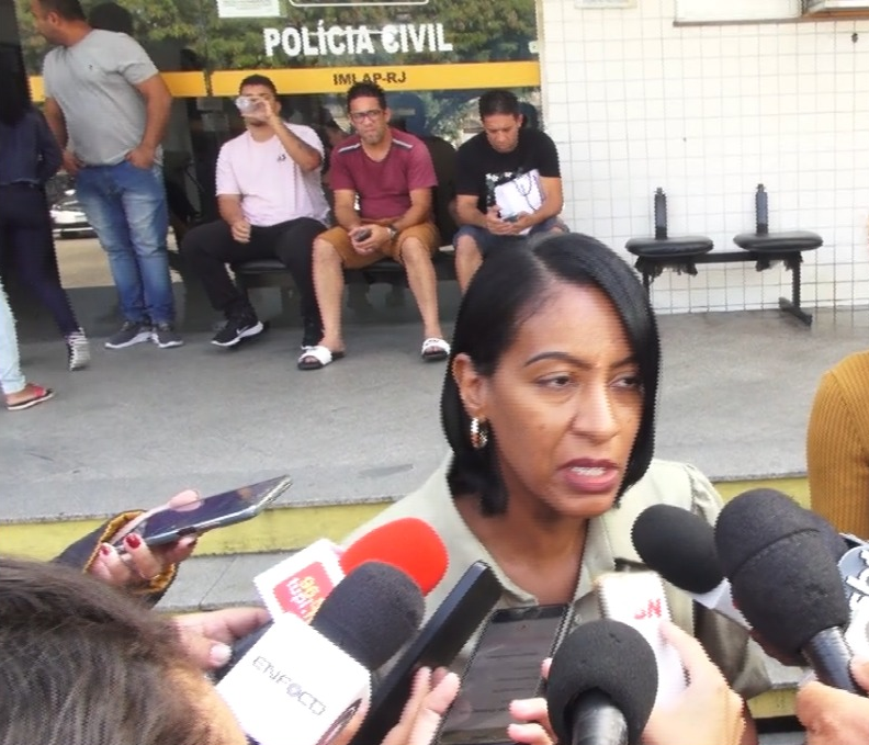 Lídia falou sobre a morte do policial Bruno Reprodução