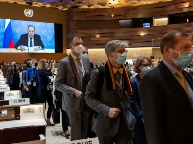 Diplomatas boicotam Rússia durante reunião da ONU Foto: Reuters