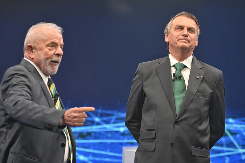 Lula e Bolsonaro disputam segundo turno da corrida presidencial Renato Pizzutto/Band