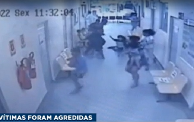 Vídeo mostra assaltantes invadindo UBS em Manaus; assista