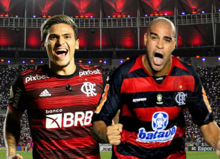 Pedro e Adriano conquistaram o Campeonato Brasileiro pelo Flamengo Divulgação / Flamengo