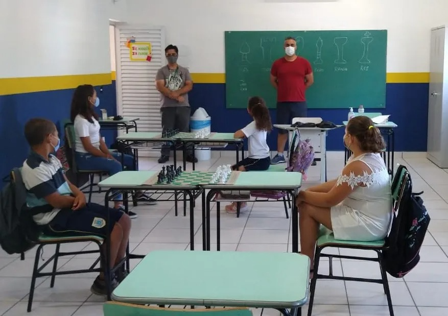 Ilhabela desobriga uso de máscaras dentro de escolas Divulgação/Prefeitura de Ilhabela