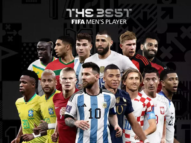 14 jogadores, entre eles Neymar e Vini Jr, foram selecionados ao prêmio The Best Divulgação/FIFA