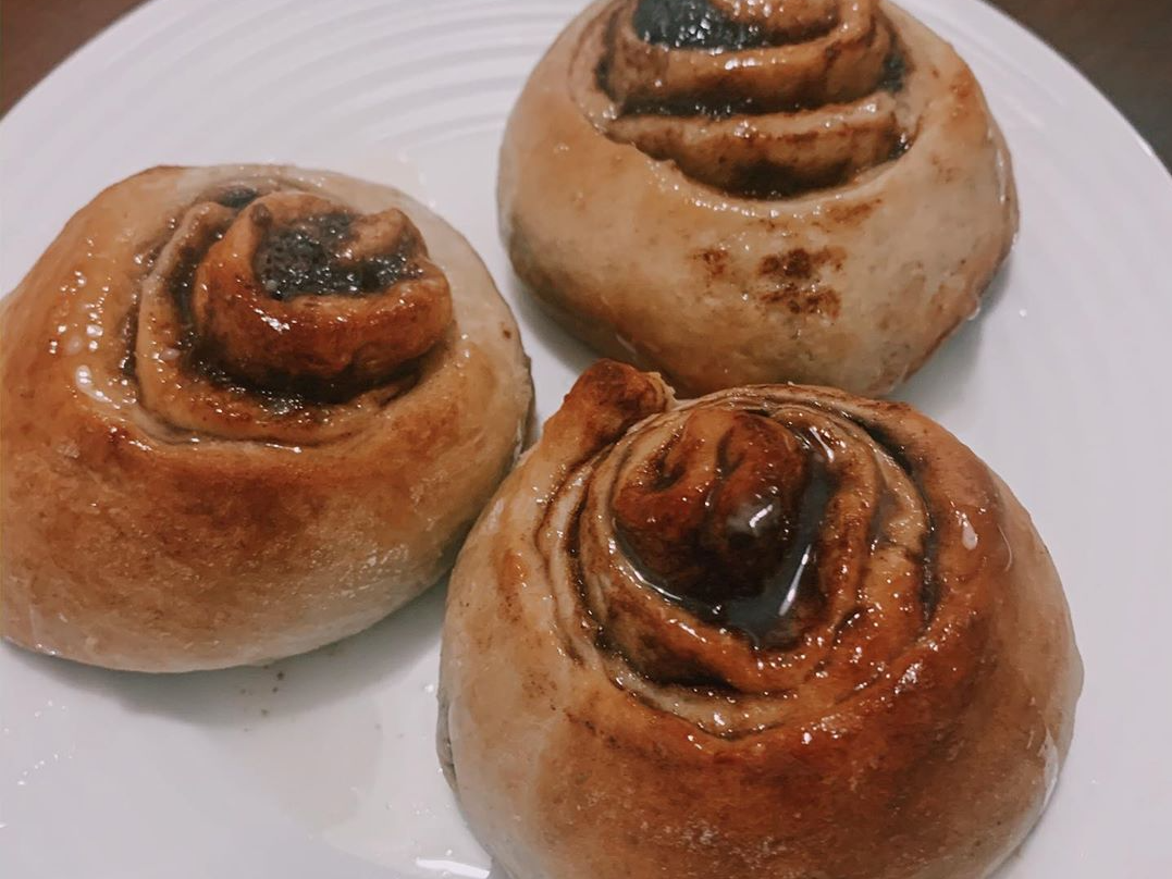 Cinnamon roll da Renata, do MasterChef Arquivo pessoal