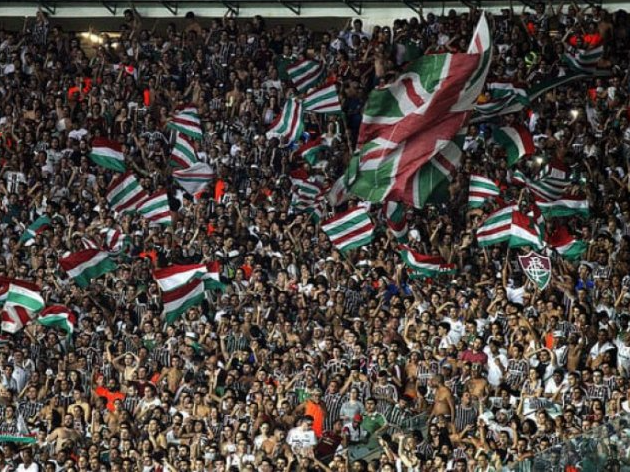 Torcida do fluminense em jogo no Maracanã Nelson Perez