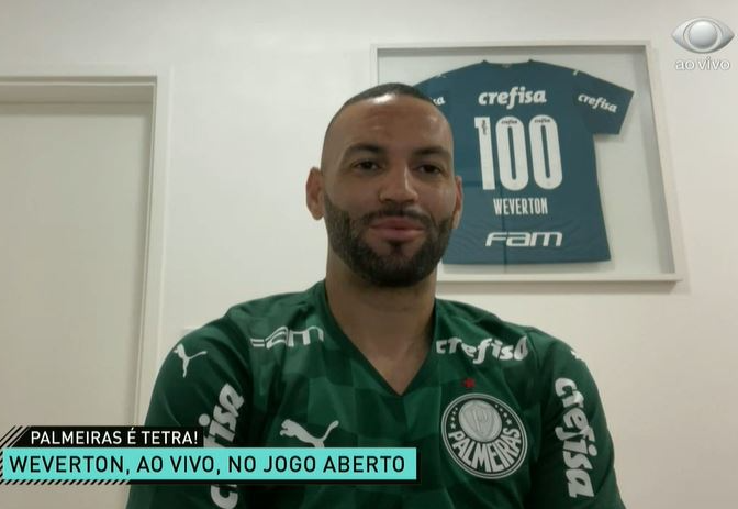 Goleiro do Verdão participou do Jogo Aberto desta segunda-feira Reprodução 