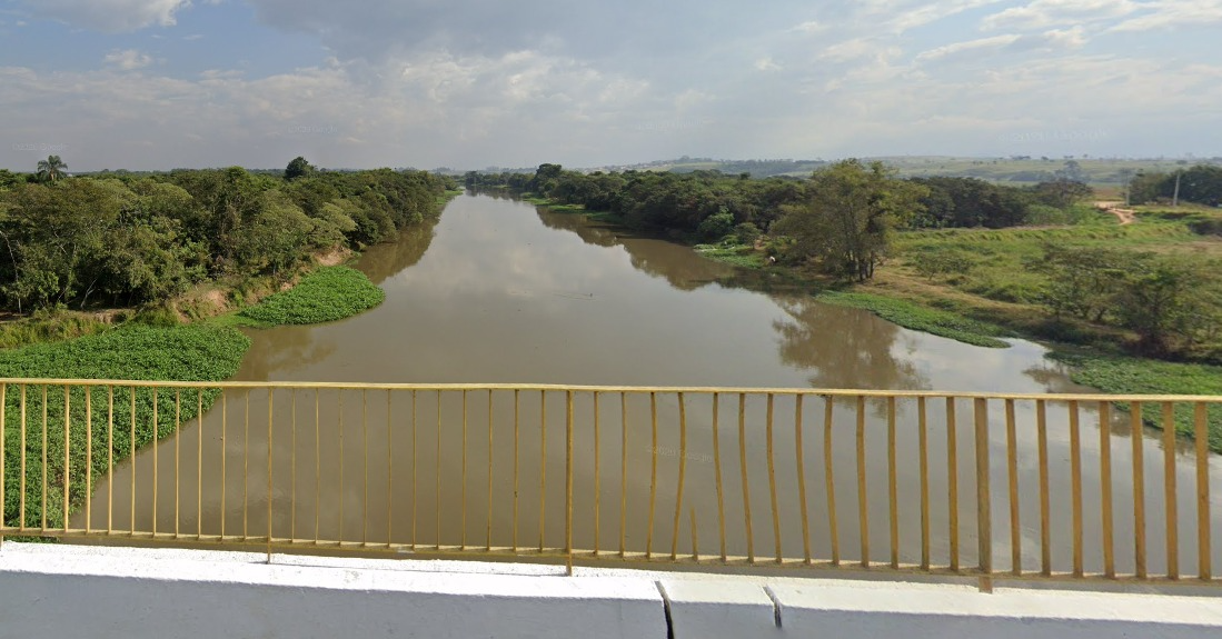 Cadáver é encontrado no Rio Paraíba, em Guaratinguetá Reprodução/Google Maps