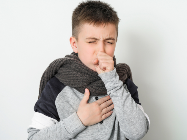 Doenças respiratórias aumentam durante o inverno Banco de Imagem