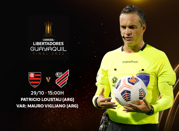 Flamengo e Athletico Paranaense se enfrentam no próximo dia 29 Divulgação/Conmebol