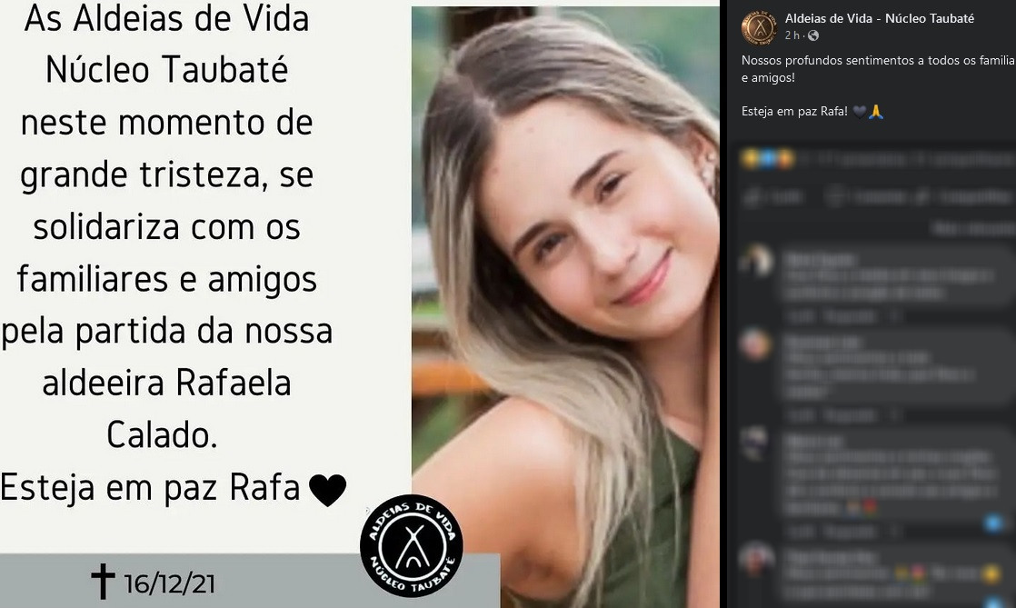 Polícia aguarda laudo do IML para esclarecer morte de adolescente de 15 anos Reprodução/Facebook