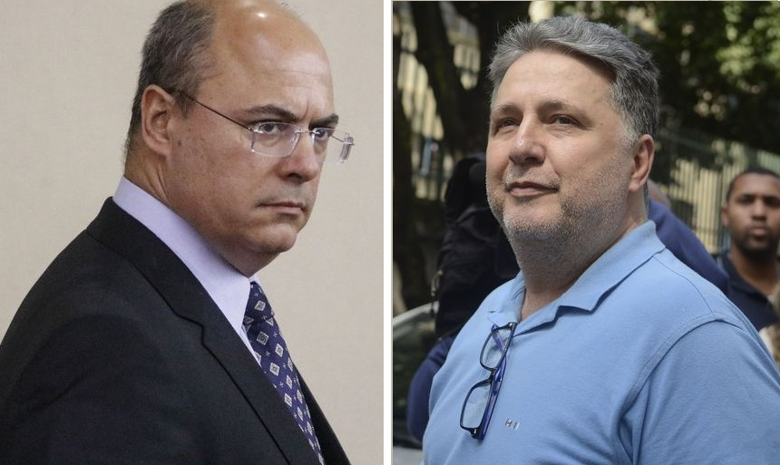 Wilson Witzel e Anthony Garotinho Arquivo/Agência Brasil