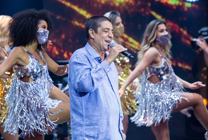 Zeca Pagodinho agitou a estreia de Faustão na Band com seus sucessos Rodrigo Moraes/Band