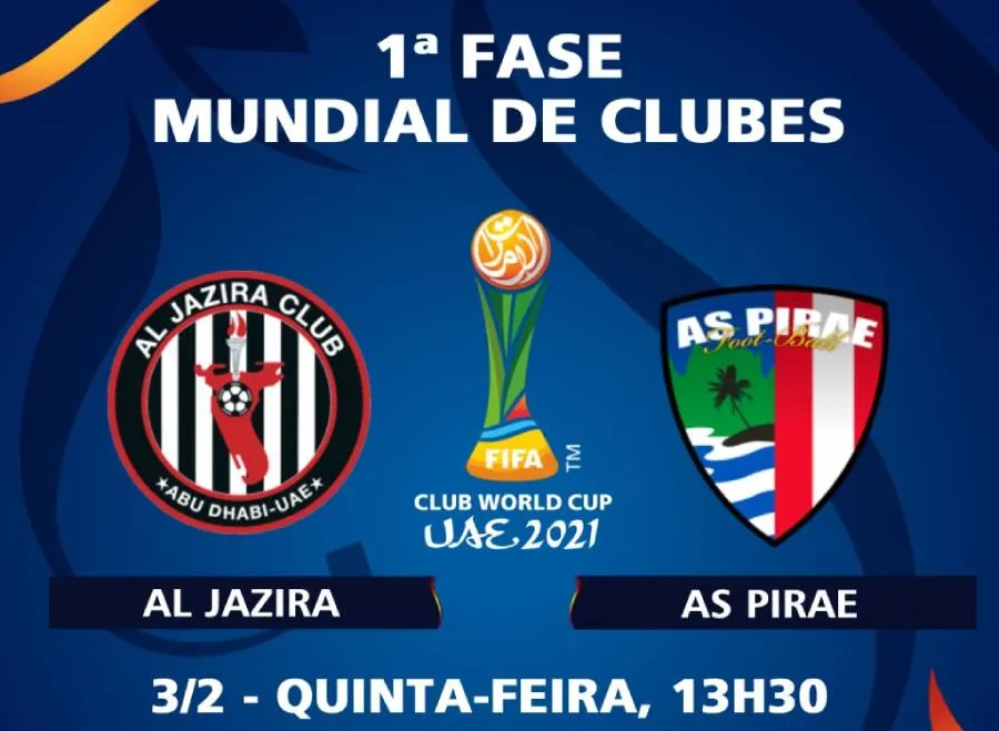 Al Jazira e Pirae duelam na abertura do Mundial de Clubes