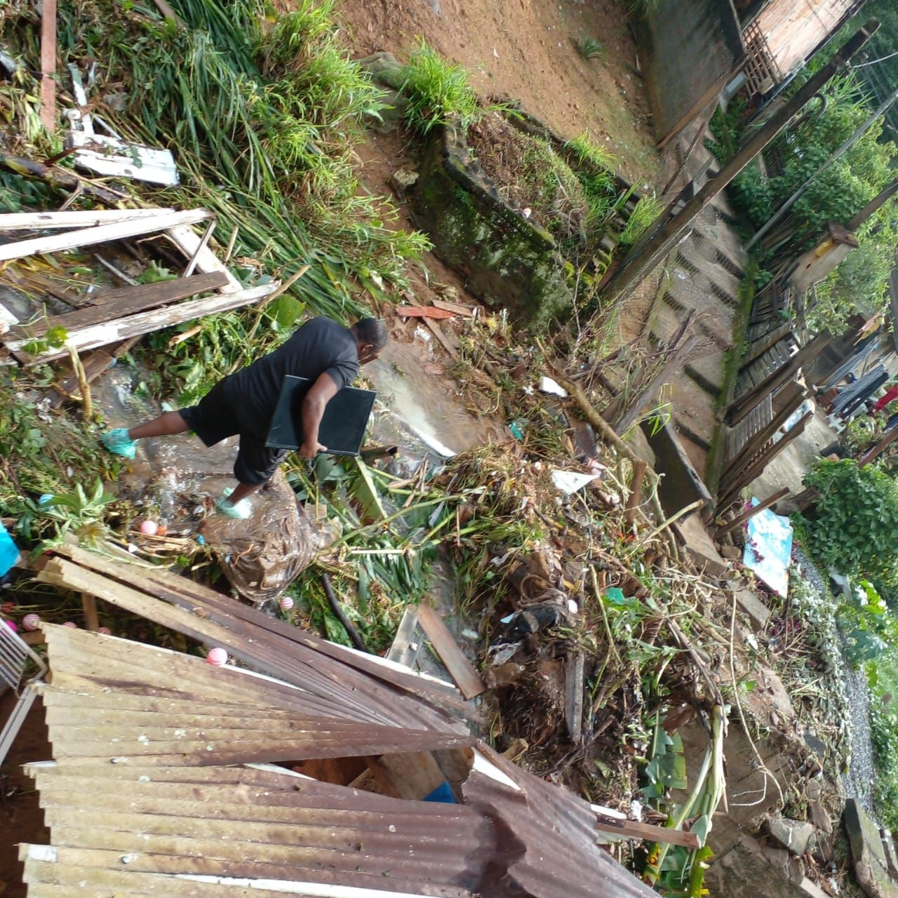 A cidade está em estado de calamidade pública Pedro Dobal