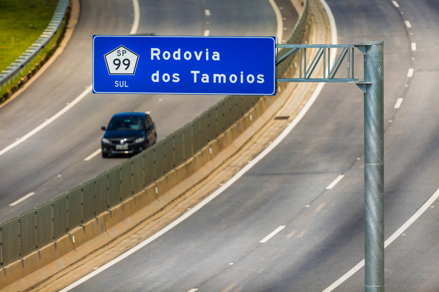 Rodovia dos Tamoios terá interdição em Paraibuna nesta quarta-feira Divulgação/Rodovia dos Tamoios