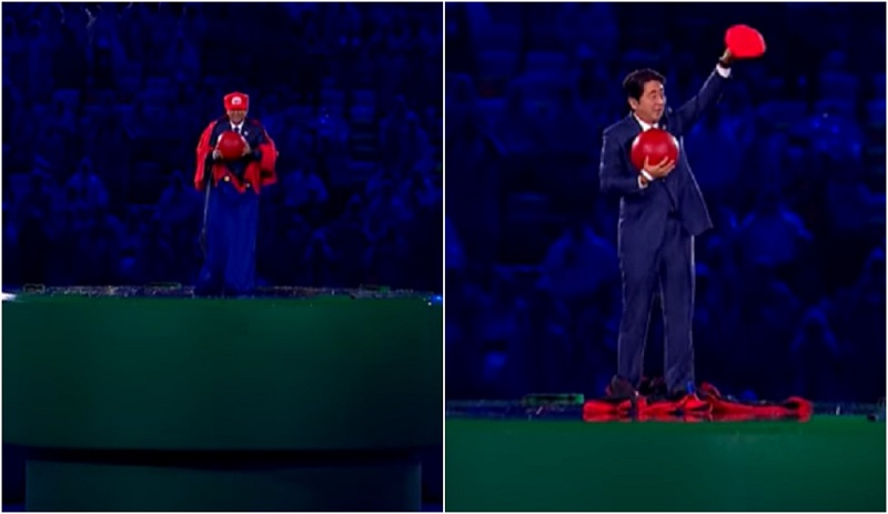 Shinzo Abe, vítima de atentado, vestiu roupa do Mario Bros na Olimpíada do Rio