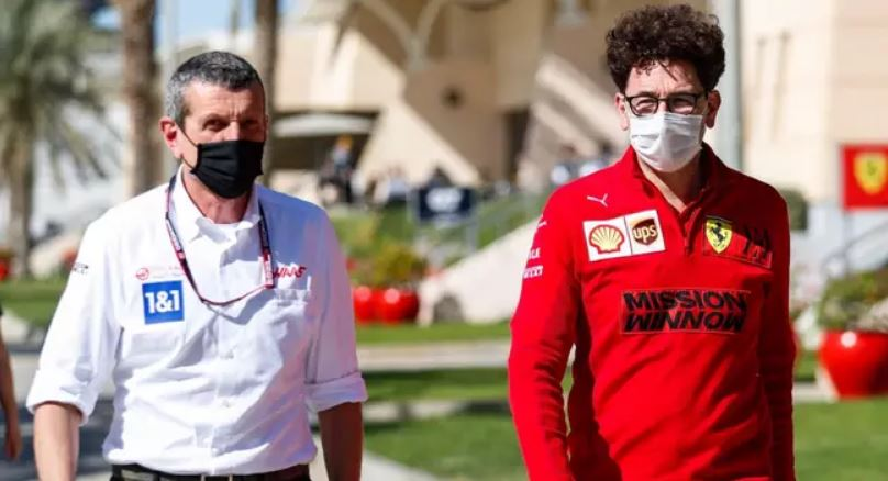 Guenther Steiner e Mattia Binotto F1