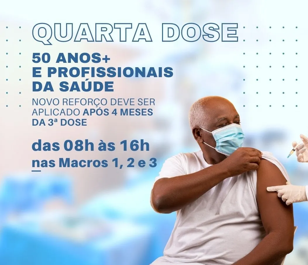 A vacinação começa nesta terça-feira (7)