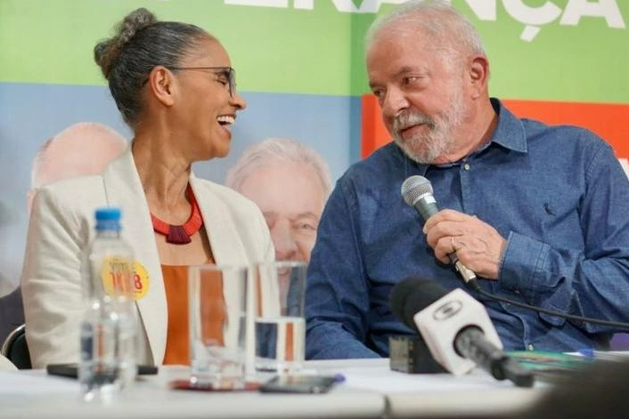 Marina Silva e Lula participaram de encontro em São Paulo Divulgação