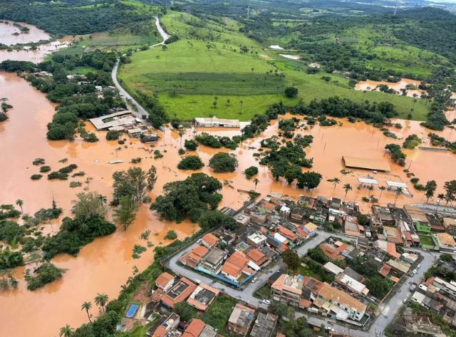 Alagamento em Minas Gerais DIVULGAÇÃO / Gabriele Lanza