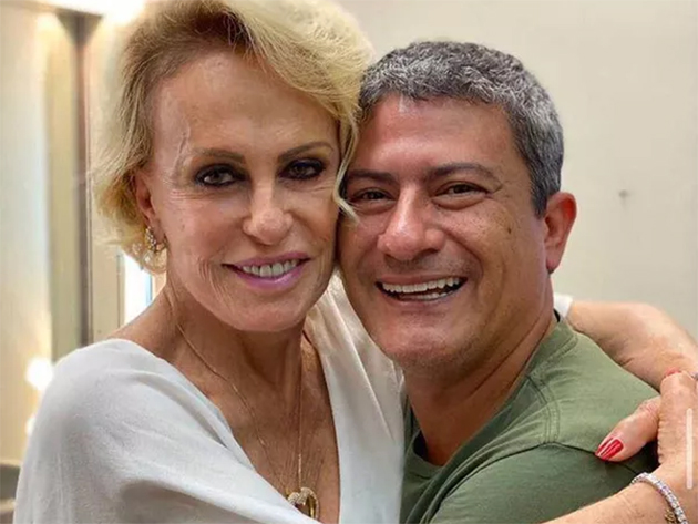 Ana Maria Braga e Tom Veiga, intérprete de Louro José Reprodução/Instagram