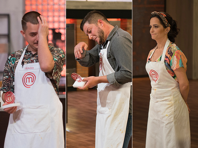 Participantes choram e se emocionam na cozinha do MasterChef Carlos Reinis/Band