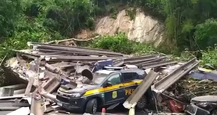 Temporal atingiu Paraty e Angra dos Reis e outras regiões do estado Reprodução/Redes Sociais