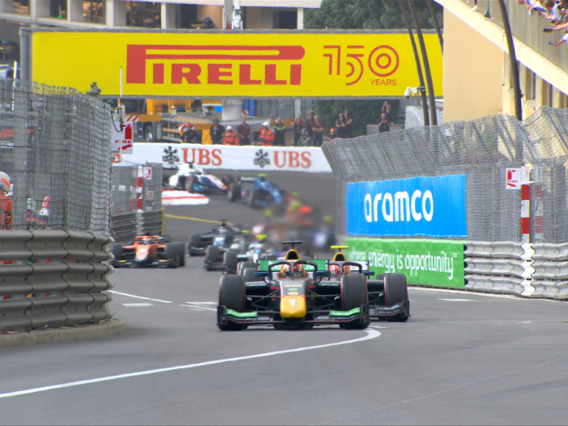 F2: Hauger vence sprint race em Mônaco; Fittipaldi é 4º e Drugovich abandona