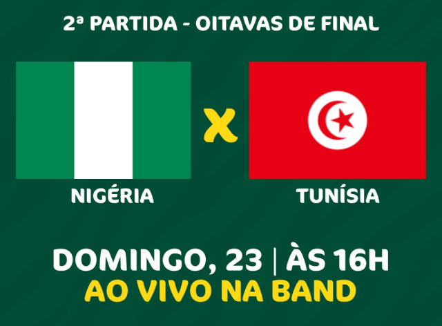 Copa Africana das Nações: onde assistir e escalações de Nigéria e Tunísia