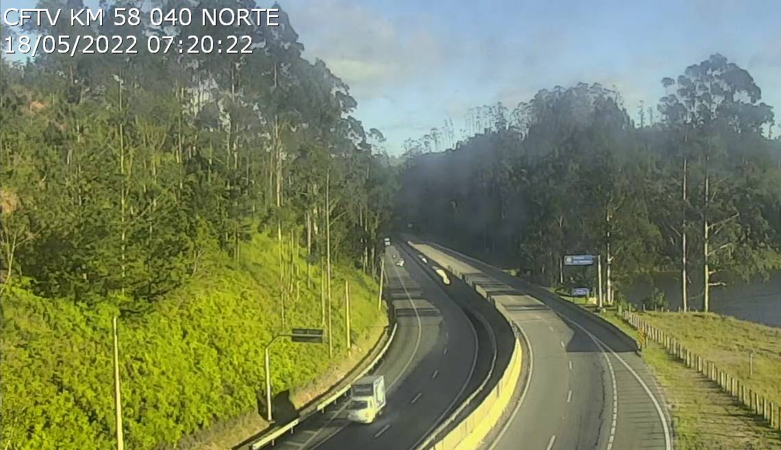 Tráfego é bom nas rodovias do Vale do Paraíba nesta quarta-feira Divulgação/Rodovia dos Tamoios