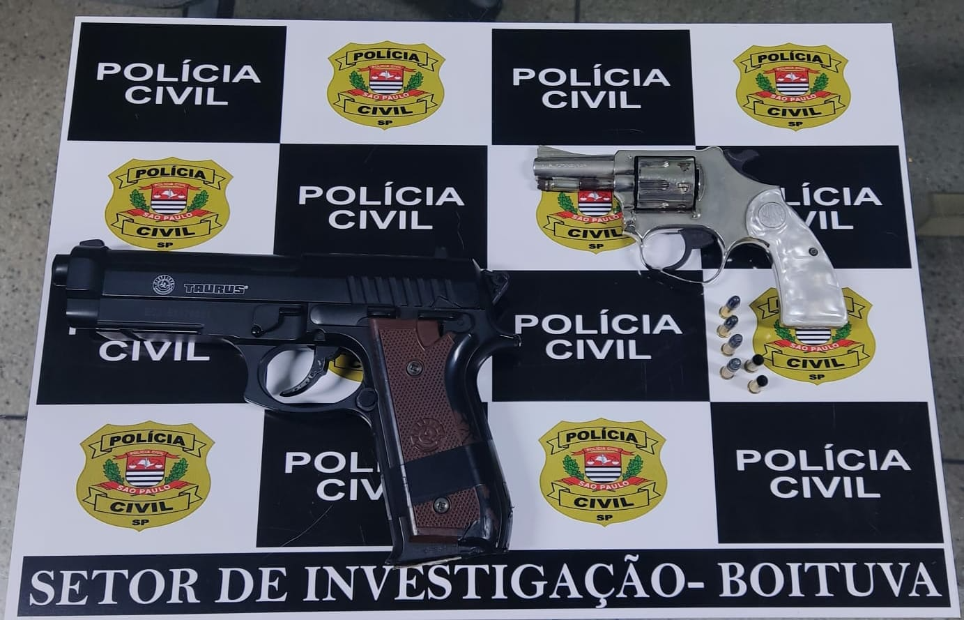 Armas foram apreendidas Divulgação/ Polícia Civil