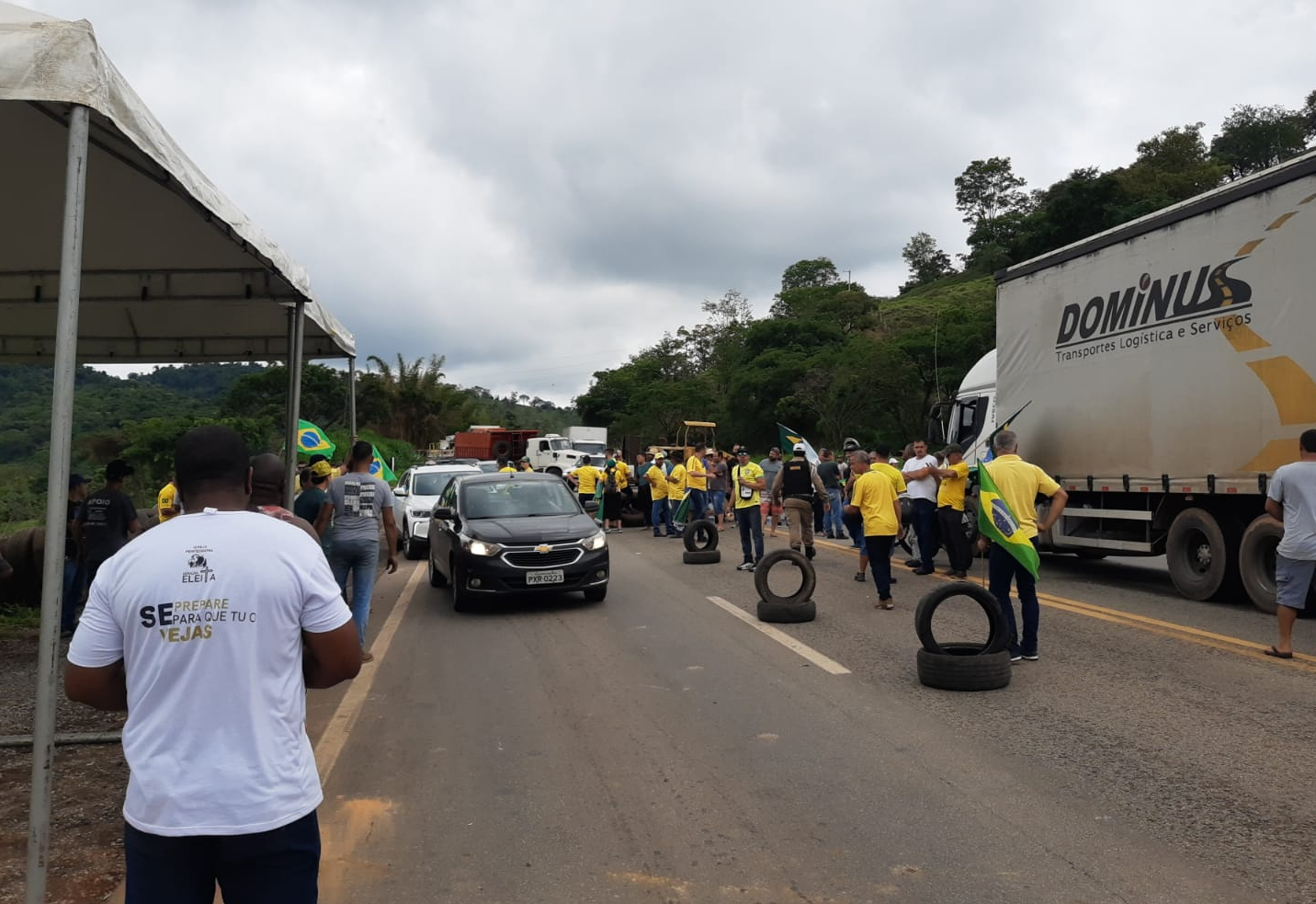 Manifestações começaram após o resultado das eleições no ultimo dia 30 Reprodução 