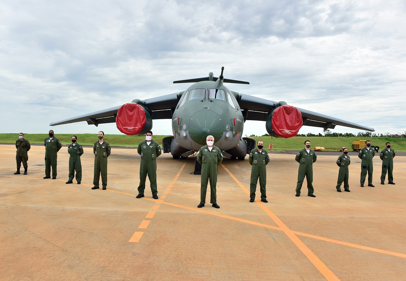 Embraer entregou o quarto KC-390 à FAB em dezembro de 2020 Divulgação/Embraer