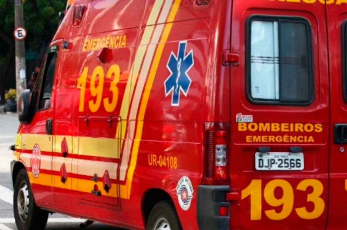 Corpo de Bombeiros foi acionado para a ocorrência Reprodução 