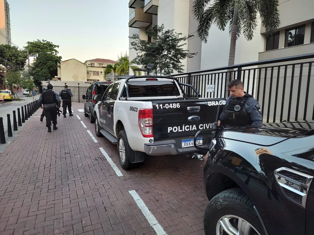 Seis pessoas foram presas na ação de hoje Divulgação/Polícia Civil