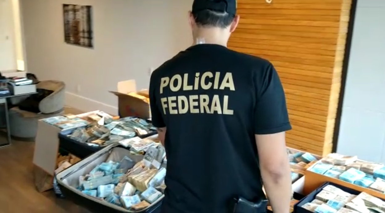 Em agosto do ano passado foram apreendidos na casa de Tunay Pereira Lima R$ 14 milhões Divulgação/Polícia Federal