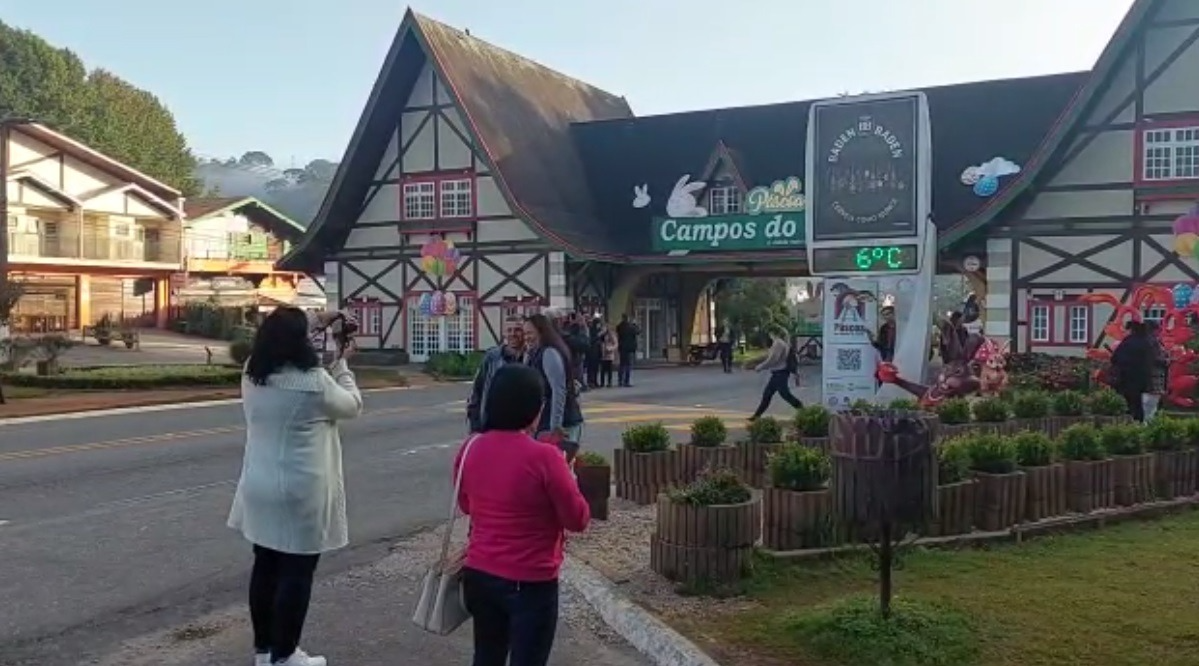 Campos do Jordão é uma das cidades presentes no alerta da Defesa Civil Imagem/ TV Band Vale