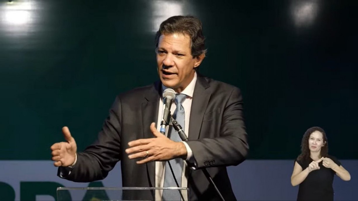 Novo ministro da Fazenda Fernando Haddad Reprodução/Twitter