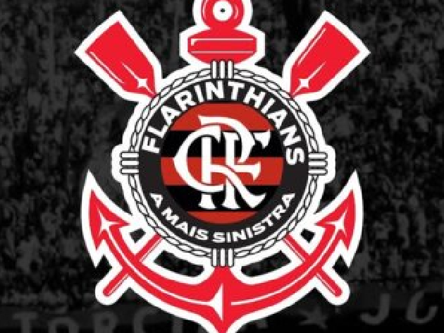 Símbolo de Corinthians e Flamengo unidos