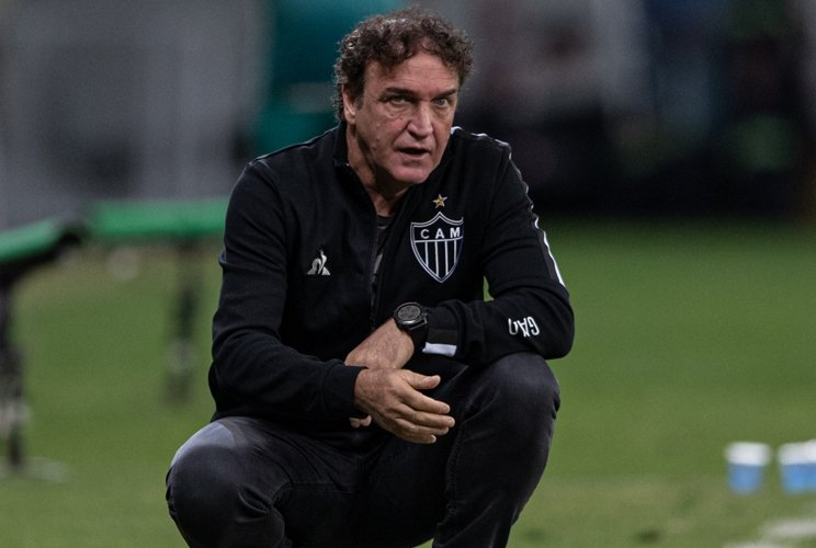 O treinador assinou contrato com o Galo até o fim da temporada. Pedro Souza/Atlético