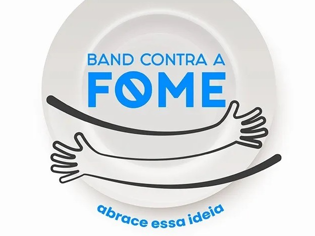 Band Contra a Fome já distribuiu mais de 300 mil cestas básicas pelo País Reprodução/Band