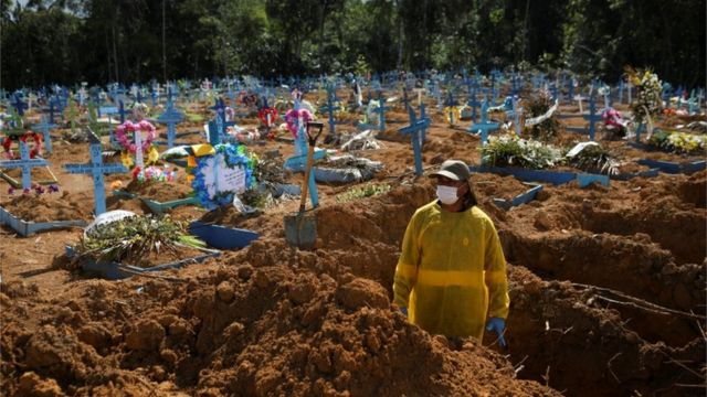 Mundo registra maior número de mortos por Covid-19 desde 7 de maio de 2021 Foto: Reuters