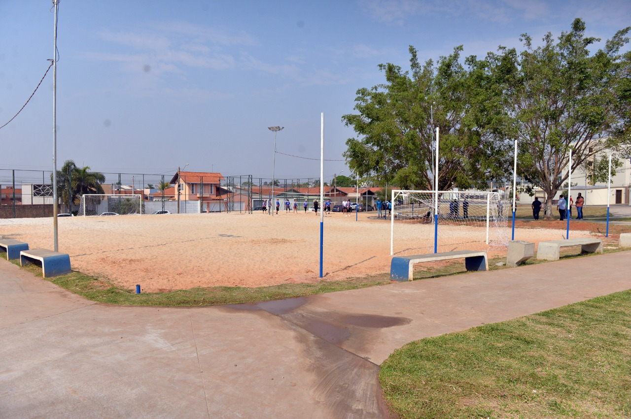 Praça de Esportes fica localizada no Jardim Esmeralda