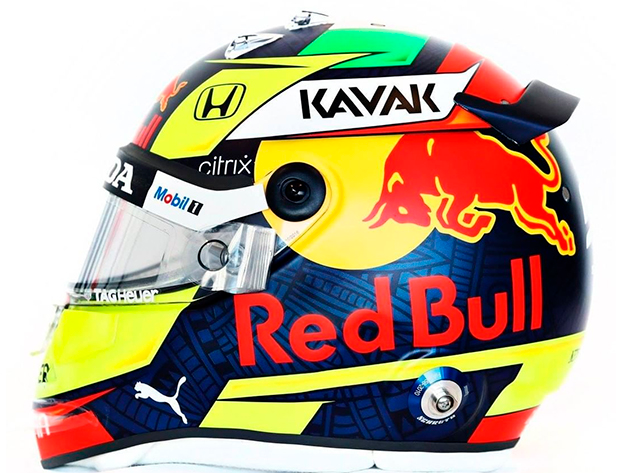 Sergio Pérez revela capacete que usará na temporada 2021 da Fórmula 1